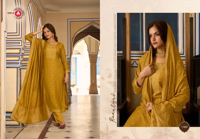 Anjum By Triple Aaa Viscose pashmina Designer Suits Wholesale Shop In Surat